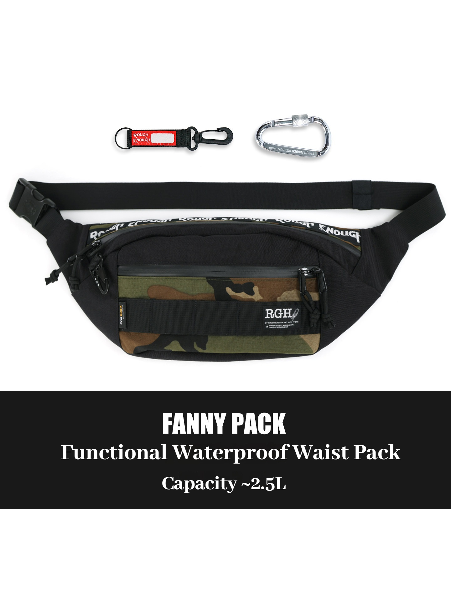 Fishing Backpack - Tas Pinggang Taktis RGH Camo, Tas
