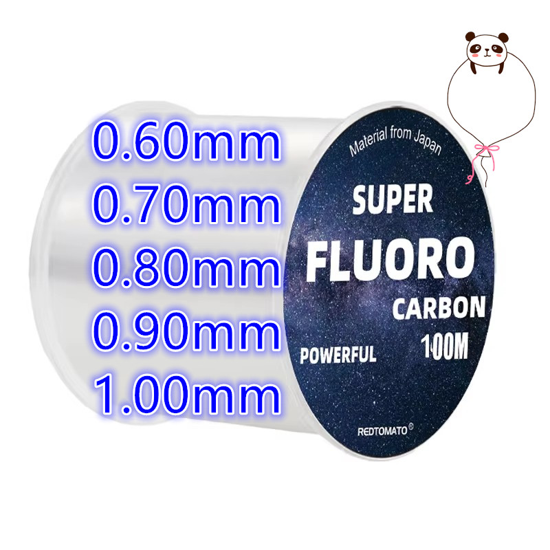 Fluorocarbon Line - Senar pancing fluorokarbon, ukuran besar 100M,