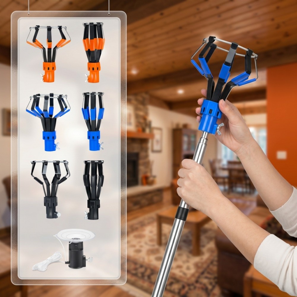 Telescopic Fishing Rod - 1/3 Buah Alat Pengganti Bohlam Lampu