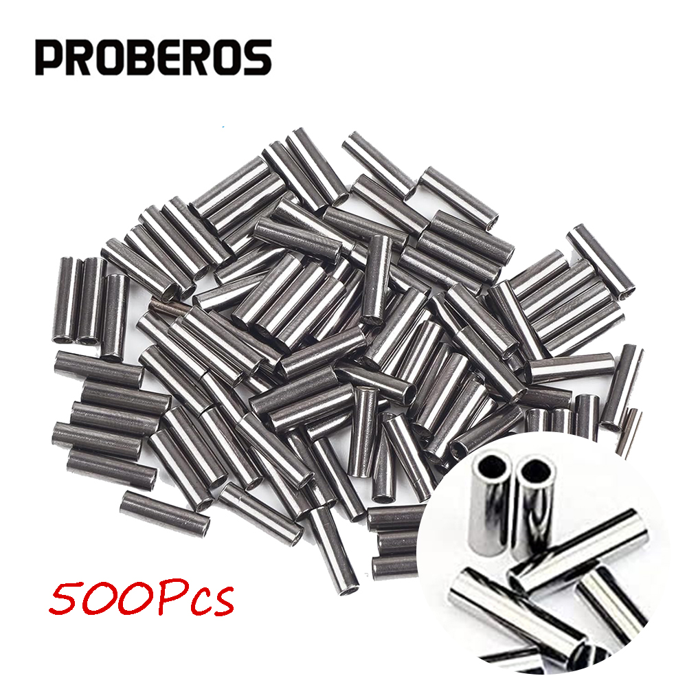 Fishing Equipment For Beginners - 500 Buah Selongsong Crimping Barel Tunggal