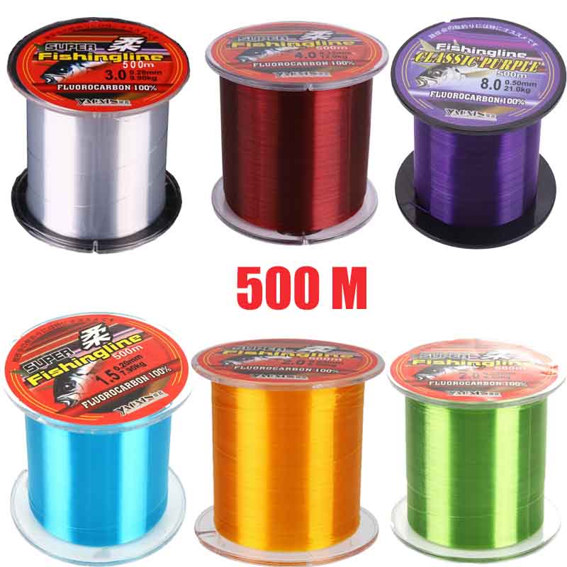 Fluorocarbon Line - Senar pancing nilon Super kuat, 1