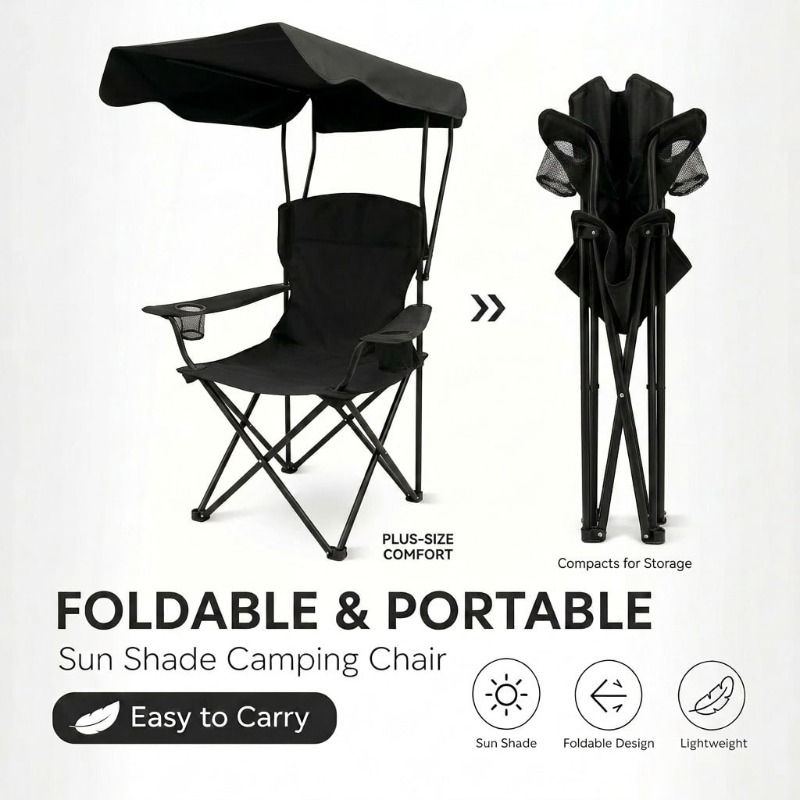 Fishing Equipment Us - Kursi Berkemah Luar Ruangan Dengan Tenda,