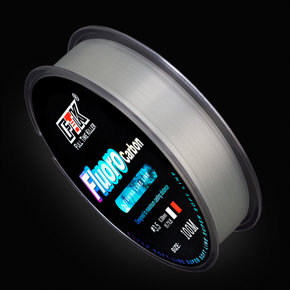 FTK 100m 4.13-34.32LB Tali Pan - Fluorocarbon Line ulasan dan harga