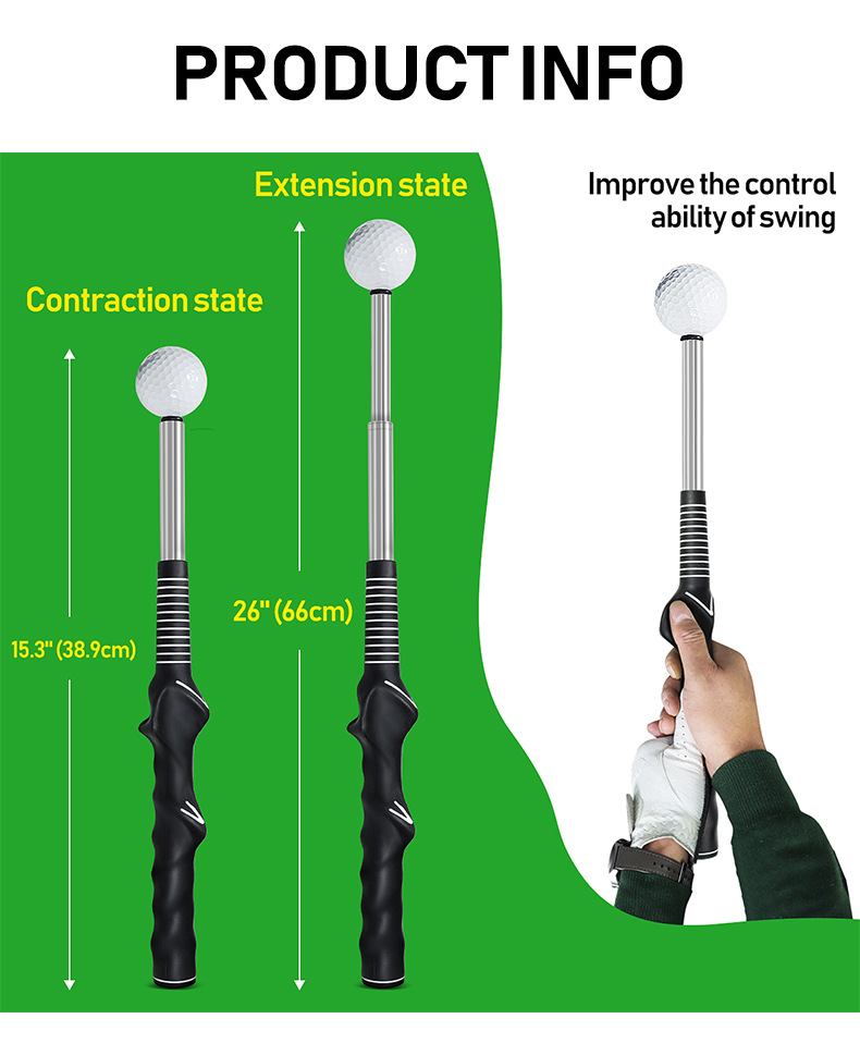 Pelatih Ayunan Golf Teleskopik - Telescopic Fishing Rod ulasan dan harga