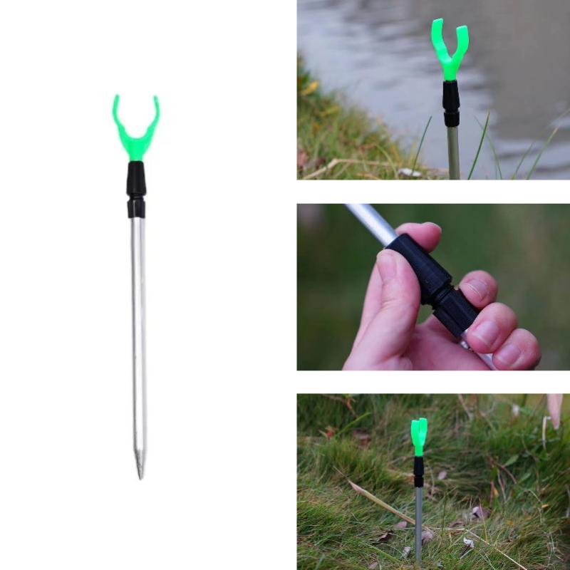 1Pcs Penyangga Joran Pancing T - Telescopic Fishing Rod ulasan dan harga