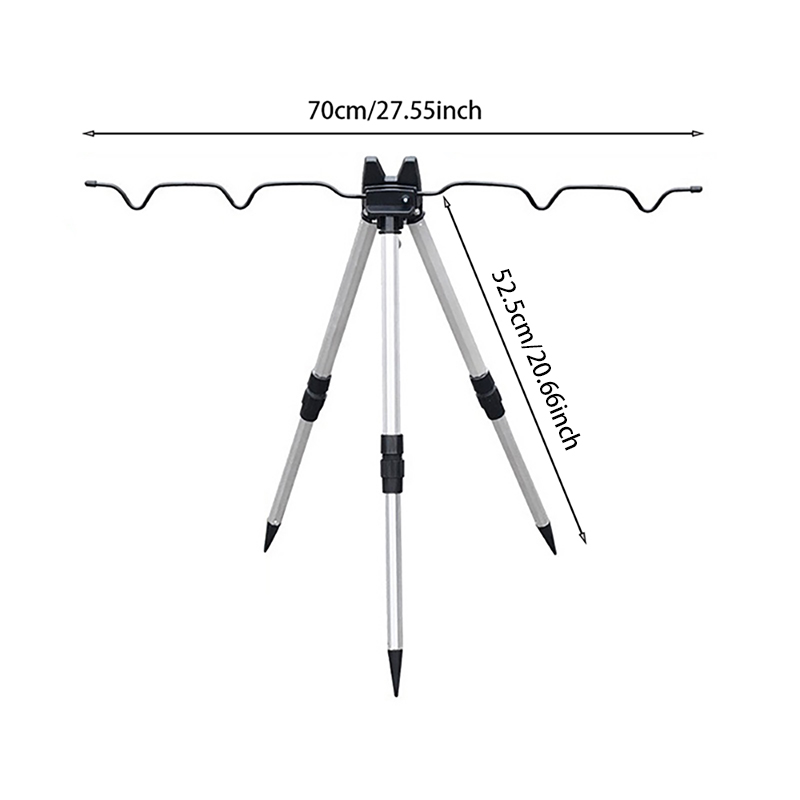 1 Buah Pemegang Aloi Aluminium - Telescopic Fishing Rod ulasan dan harga