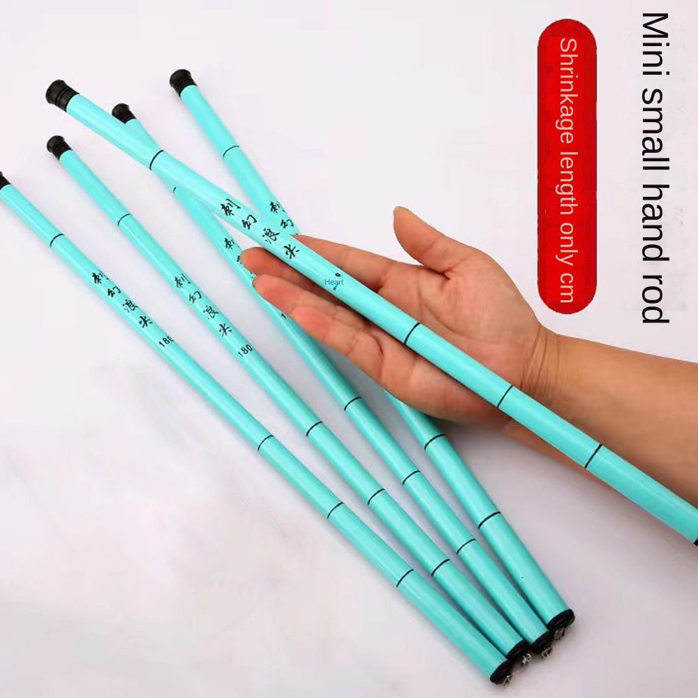 Joran Pancing Teleskopik 40cm, - Telescopic Fishing Rod ulasan dan harga