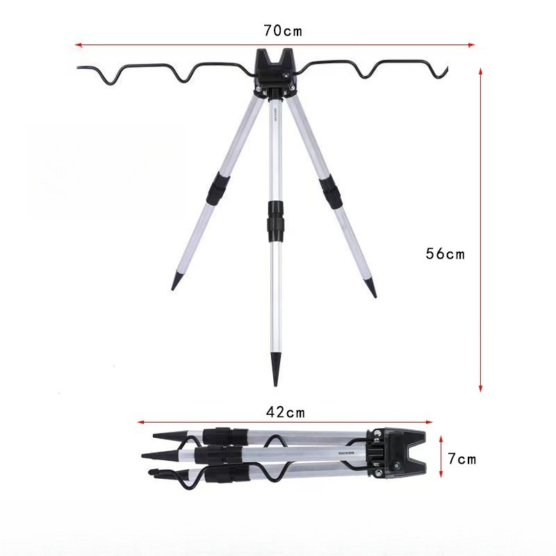 1 Buah Braket Joran Pancing La - Telescopic Fishing Rod ulasan dan harga