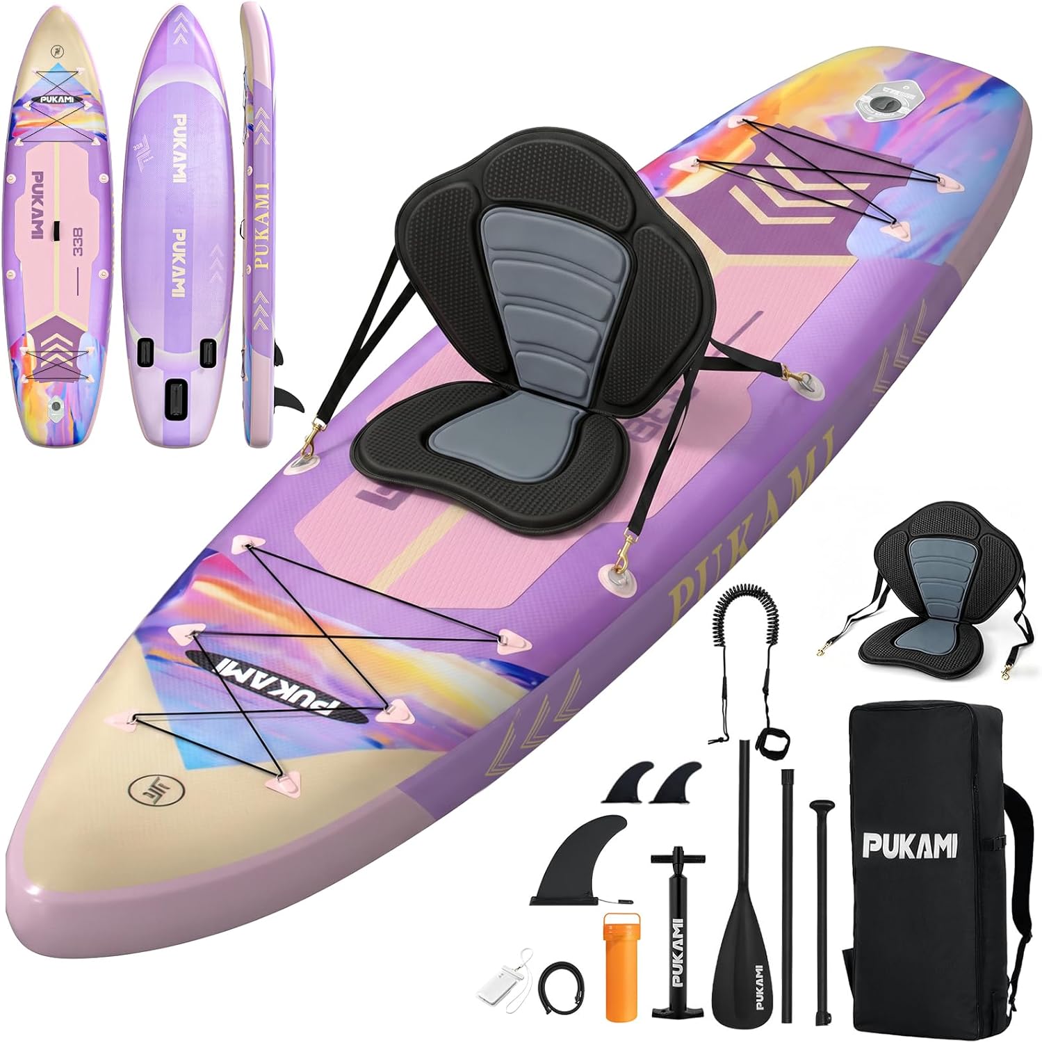 Papan Dayung Tiup Ekstra Lebar - Fishing Backpack ulasan dan harga