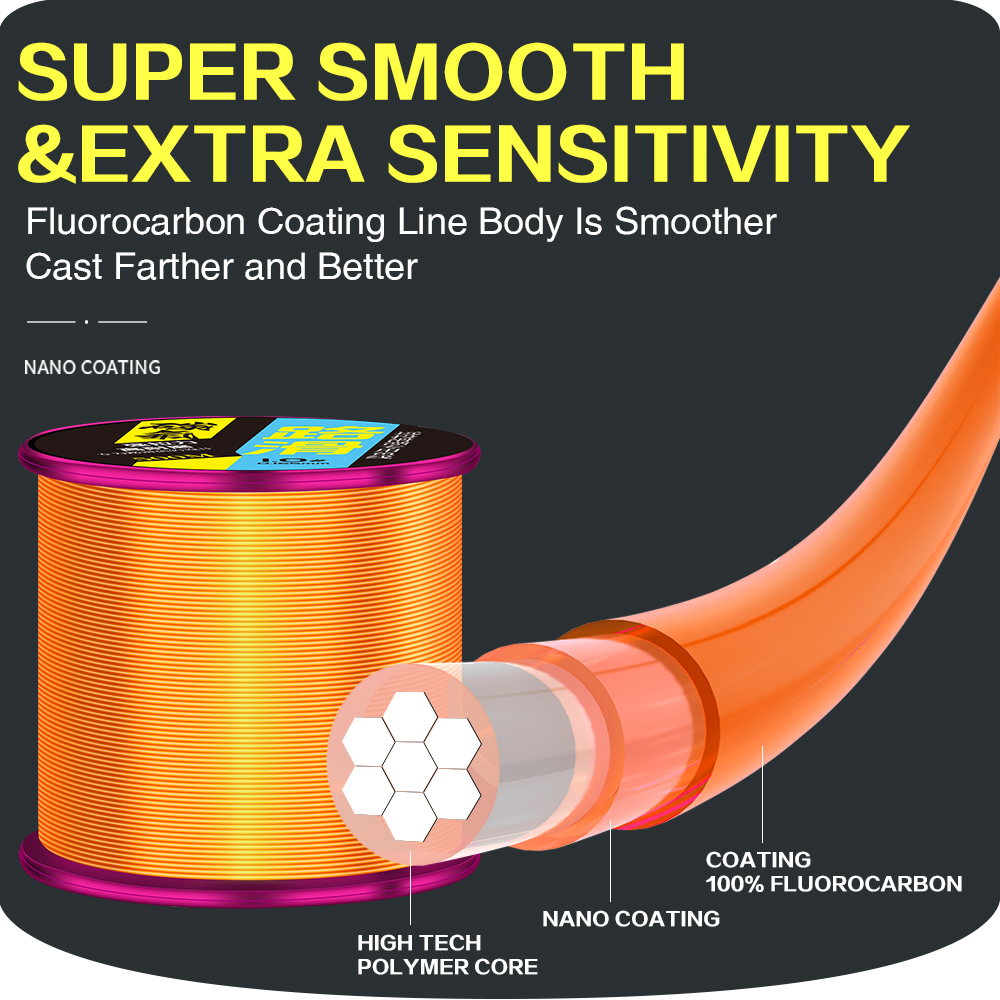 ZUKIBO Senar Pancing Lapisan F - Fluorocarbon Line ulasan dan harga