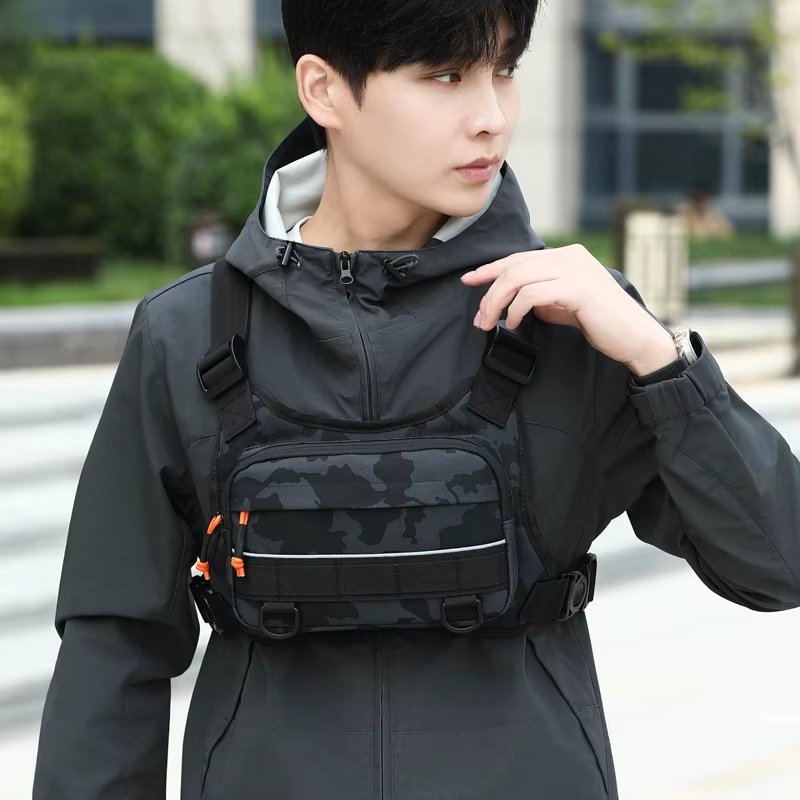 Rompi Dada Depan untuk Bersepe - Fishing Backpack ulasan dan harga