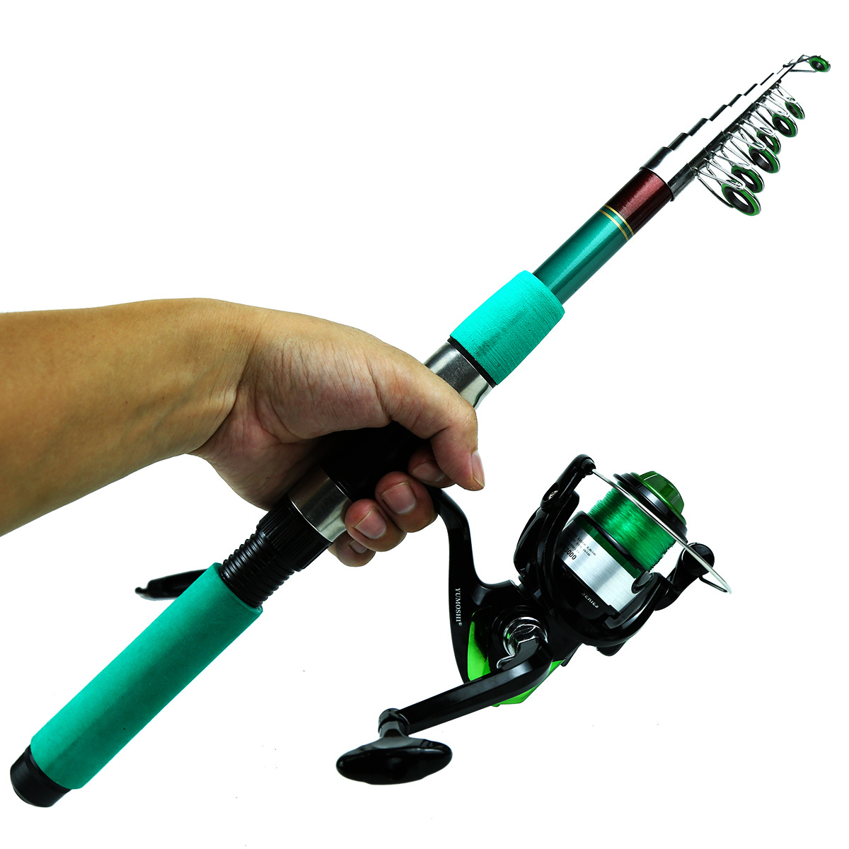 Kit Kombo Joran dan Reel Panci - Telescopic Fishing Rod ulasan dan harga
