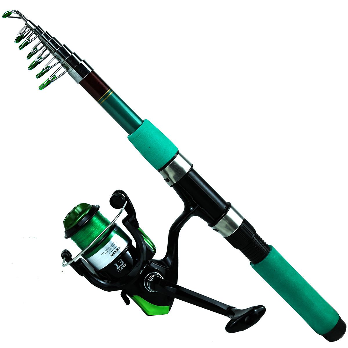 Kit Kombo Joran dan Reel Panci - Telescopic Fishing Rod ulasan dan harga